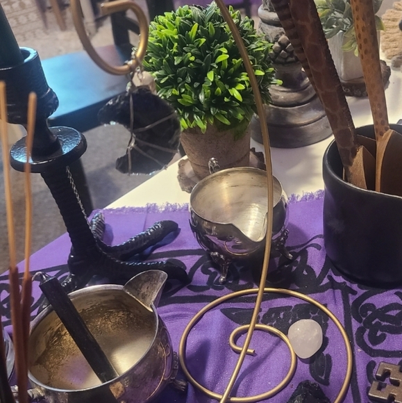 Boho Witch Crystal pendulum holder hanger - Picture 2 of 3